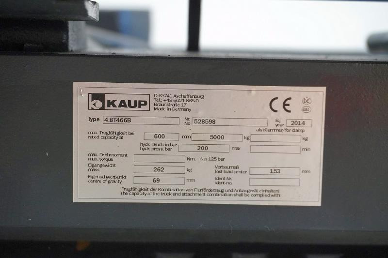 KAUP 4,8T 466B - Gabel: das Bild 4 KAUP 4,8T 466B - Gabel: das Bild 4