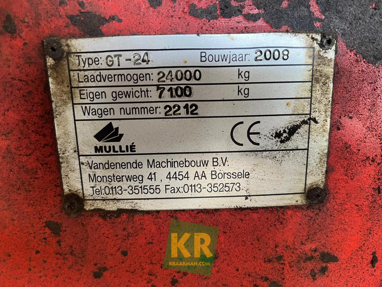 GT-24 gronddumper MP Mullie - Kipper Anhänger: das Bild 2 GT-24 gronddumper MP Mullie - Kipper Anhänger: das Bild 2