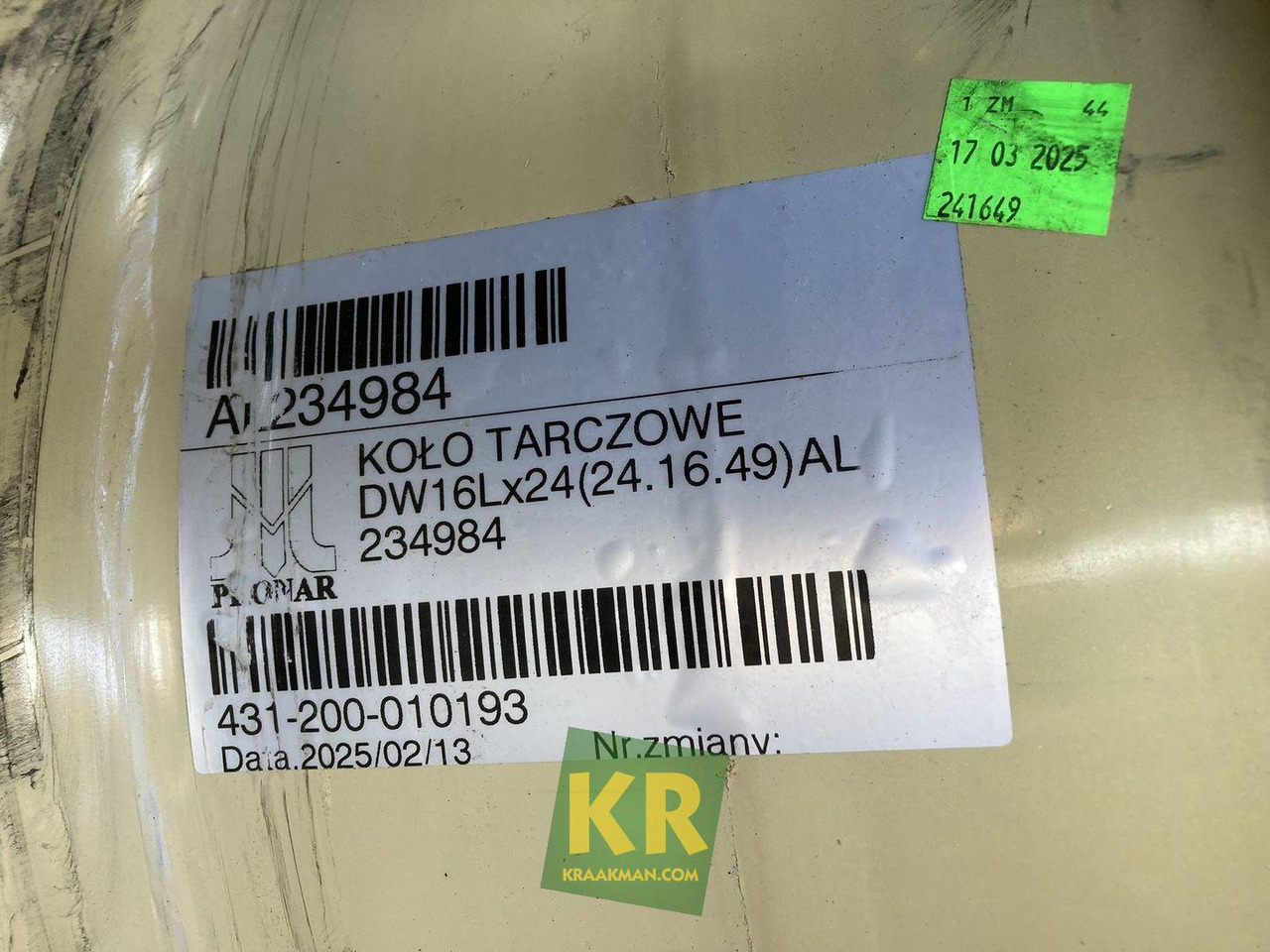 John Deere 16 X 24 velg - Felge für Landmaschine: das Bild 4 John Deere 16 X 24 velg - Felge für Landmaschine: das Bild 4