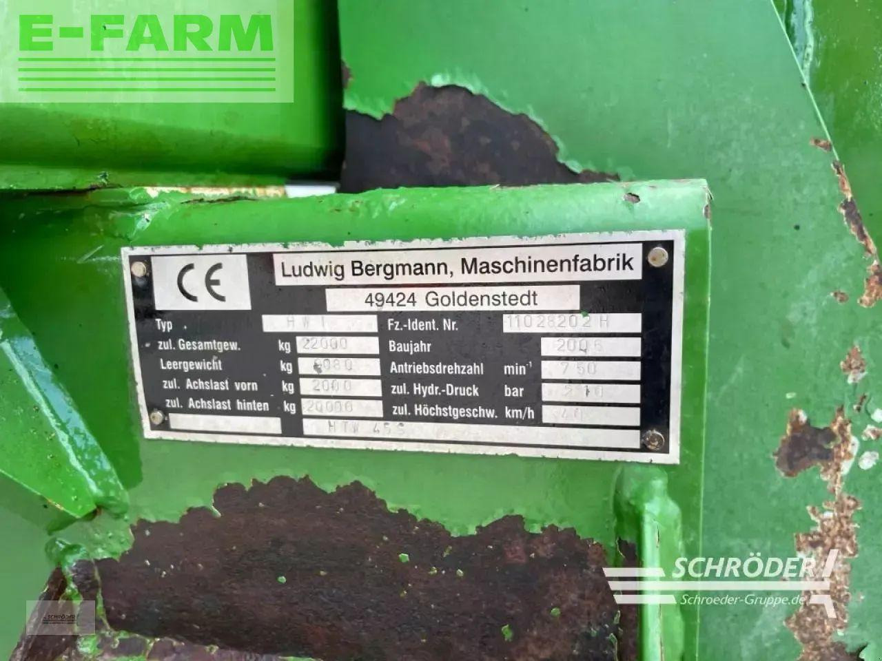 Landwirtschaftlicher Kipper Bergmann htw 45 s: das Bild 25