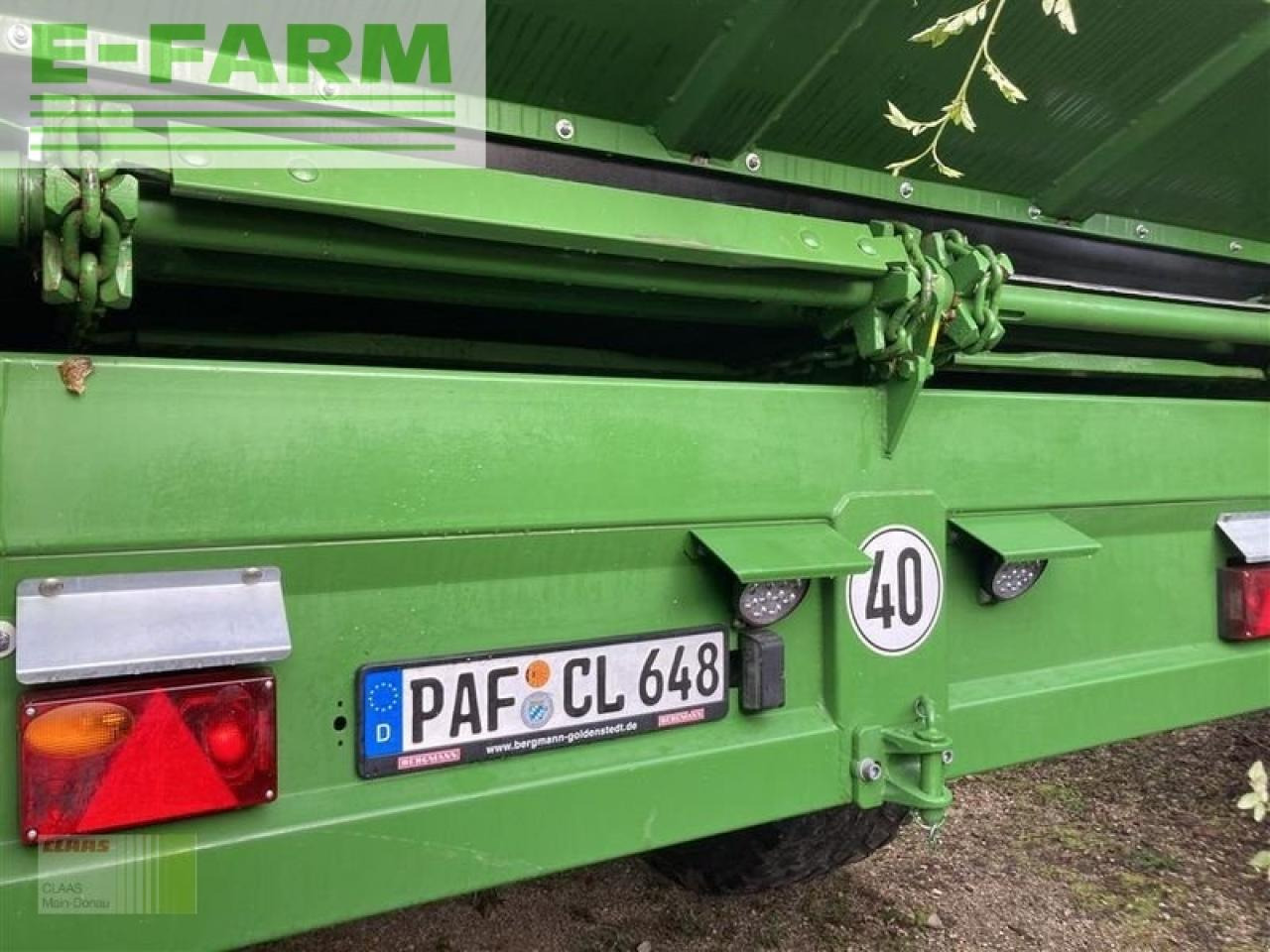 Landwirtschaftlicher Kipper Bergmann htw 65 mech.antrieb: das Bild 6