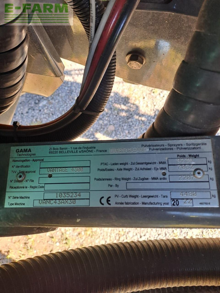 Berthoud VANTAGE 43-46 AX30 - Anhängespritze: das Bild 3 Berthoud VANTAGE 43-46 AX30 - Anhängespritze: das Bild 3