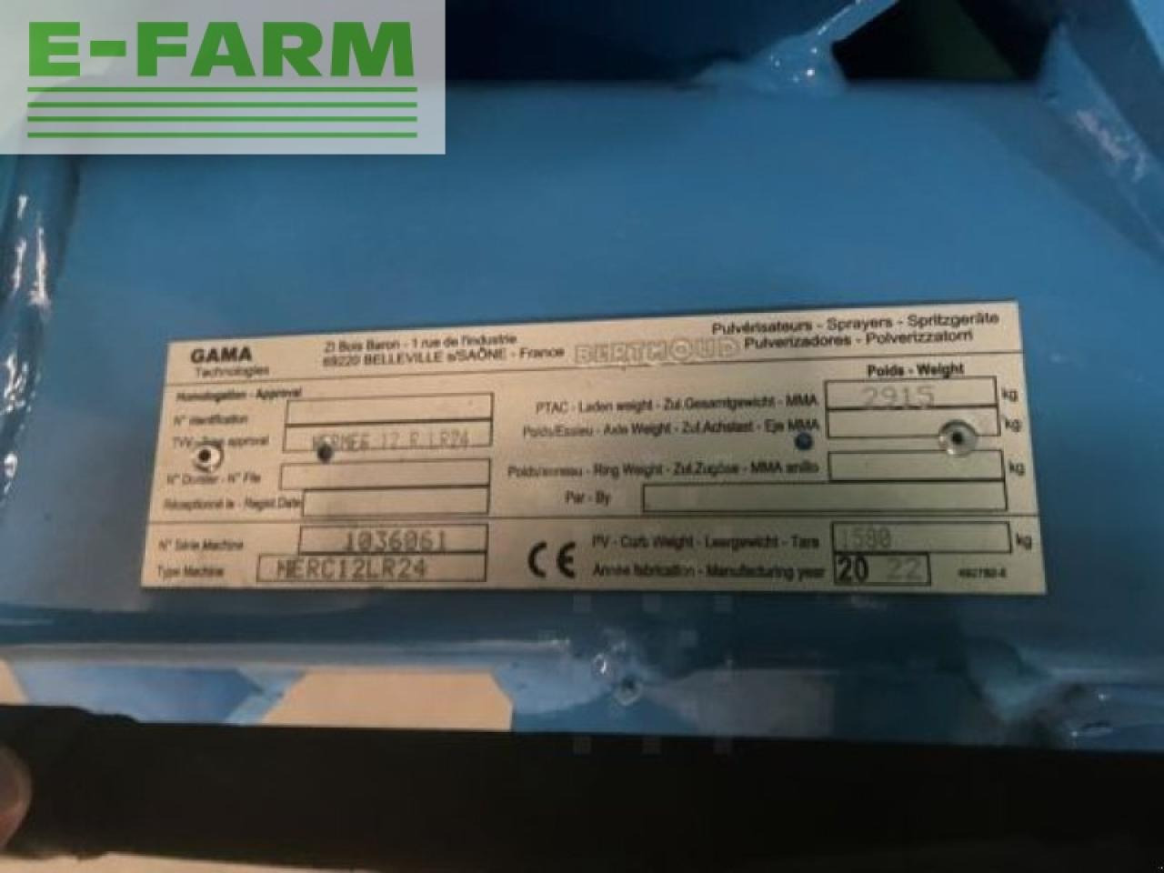 Berthoud hermes blue 1200 - Traktor: das Bild 3 Berthoud hermes blue 1200 - Traktor: das Bild 3