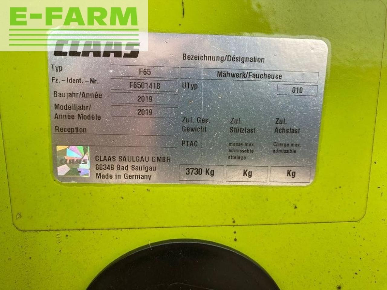 Mähwerk CLAAS disco 9200 c as: das Bild 26