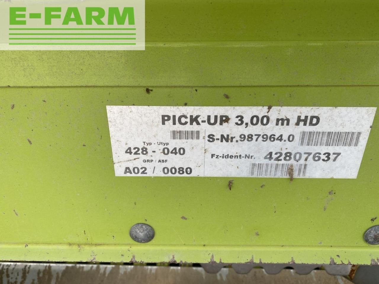 CLAAS pu 300 hd - Ernteforsatz für Häcksler: das Bild 5 CLAAS pu 300 hd - Ernteforsatz für Häcksler: das Bild 5