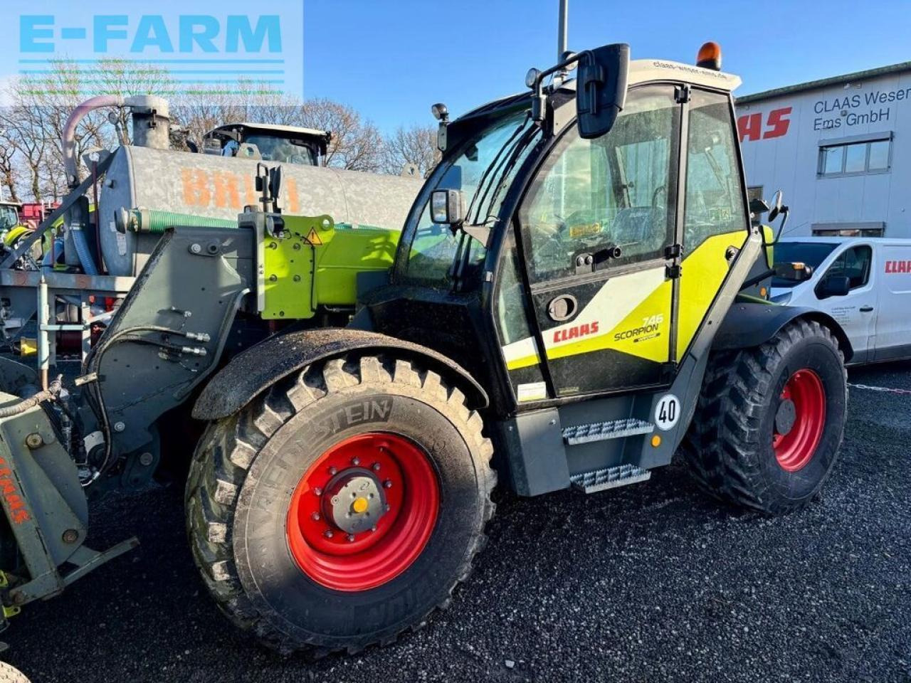 CLAAS scorpion 746 varipower, druckluft, 40 kmh, 522 h - Teleskoplader: das Bild 2 CLAAS scorpion 746 varipower, druckluft, 40 kmh, 522 h - Teleskoplader: das Bild 2