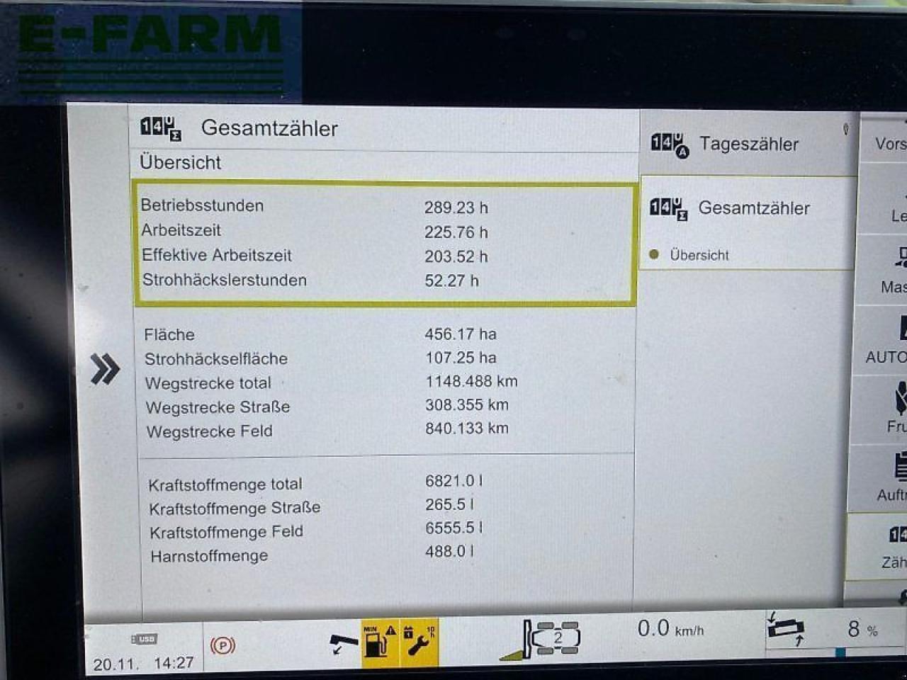 Mähdrescher CLAAS trion 530 mit vario 680: das Bild 14