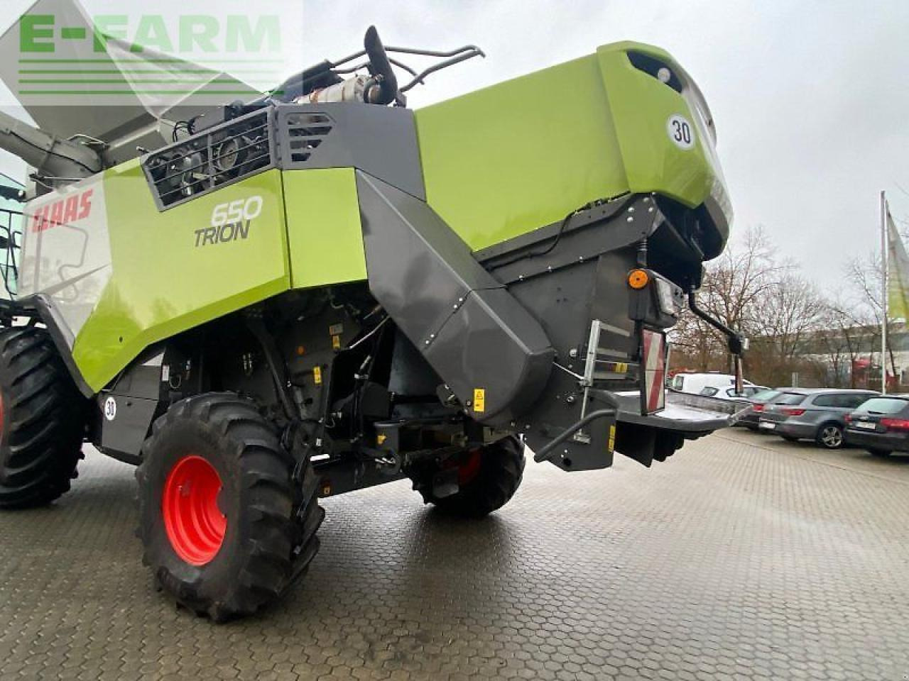 Mähdrescher CLAAS trion 650 mit vario 770: das Bild 10