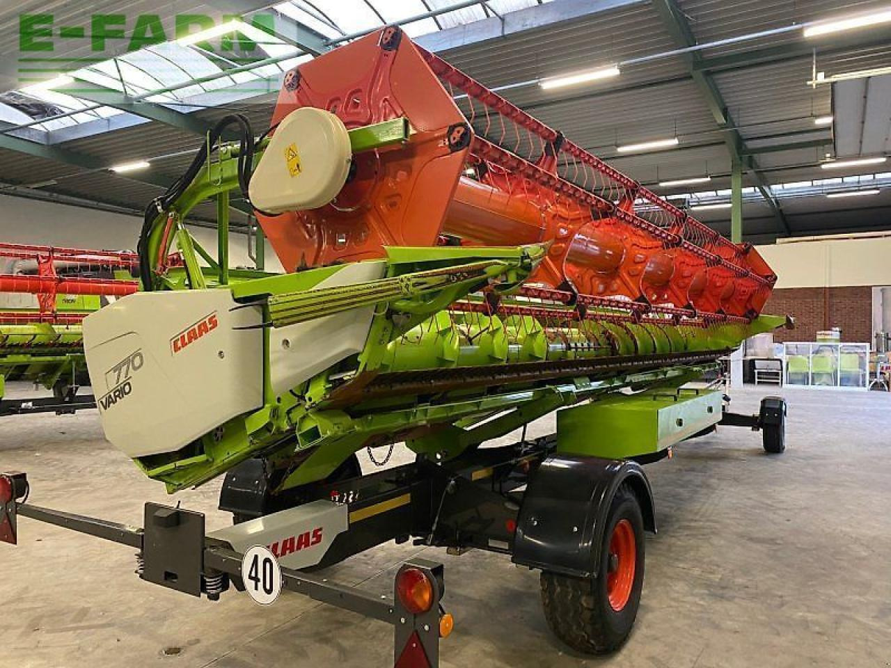 Mähdrescher CLAAS trion 650 mit vario 770: das Bild 18