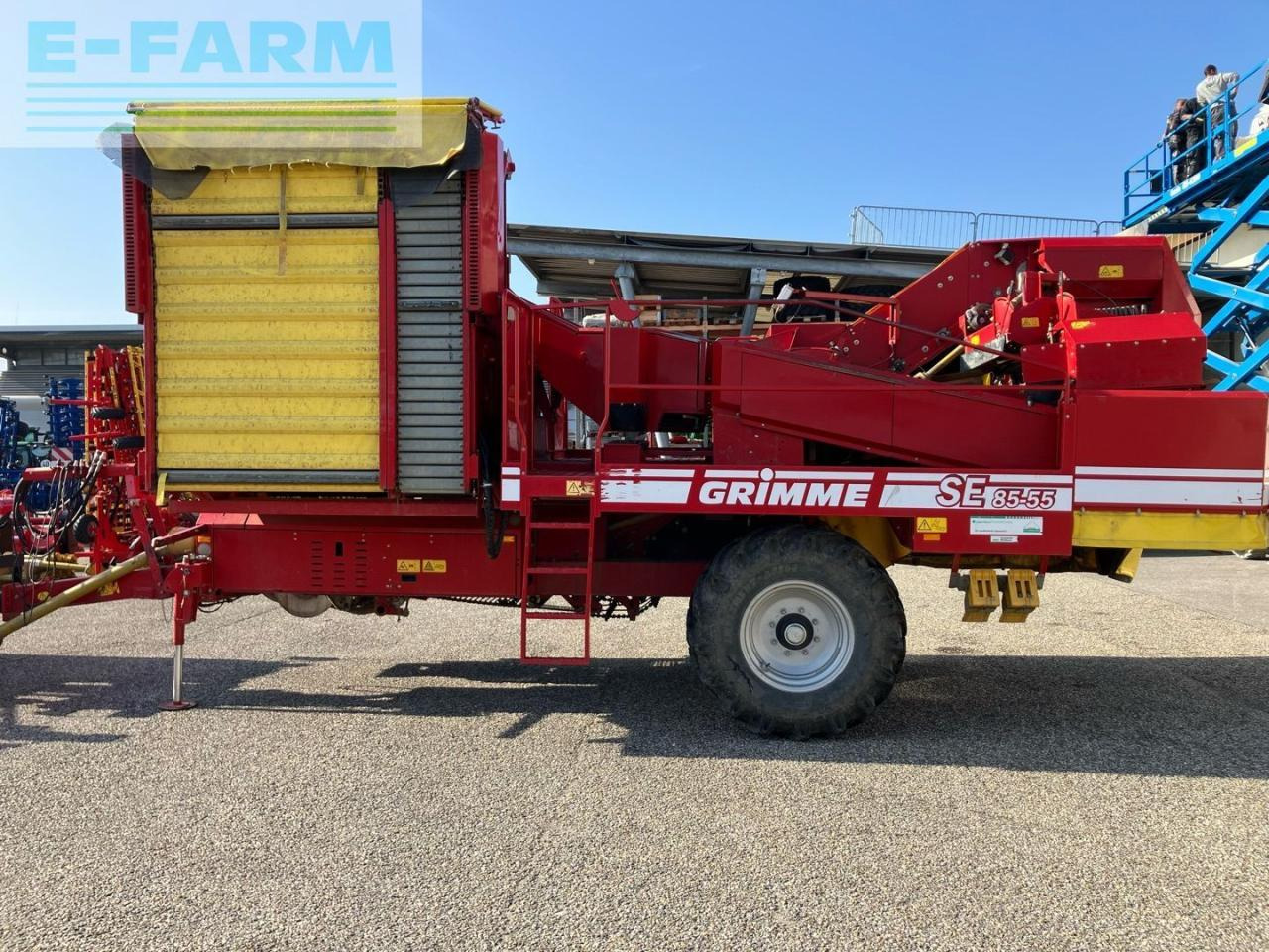 Grimme SE 85-55 - Kartoffelroder: das Bild 2 Grimme SE 85-55 - Kartoffelroder: das Bild 2