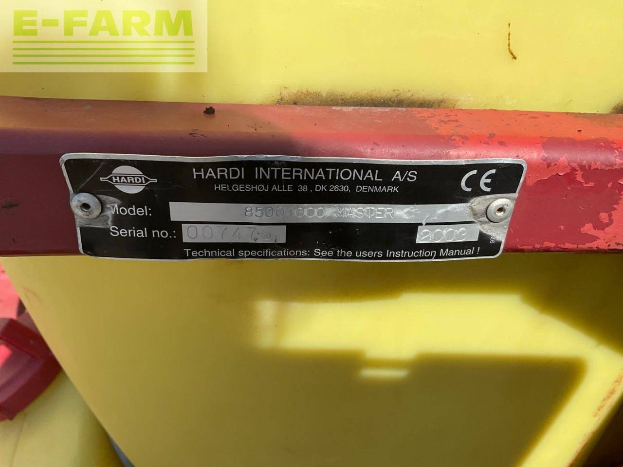 Anhängespritze Hardi Master: das Bild 9