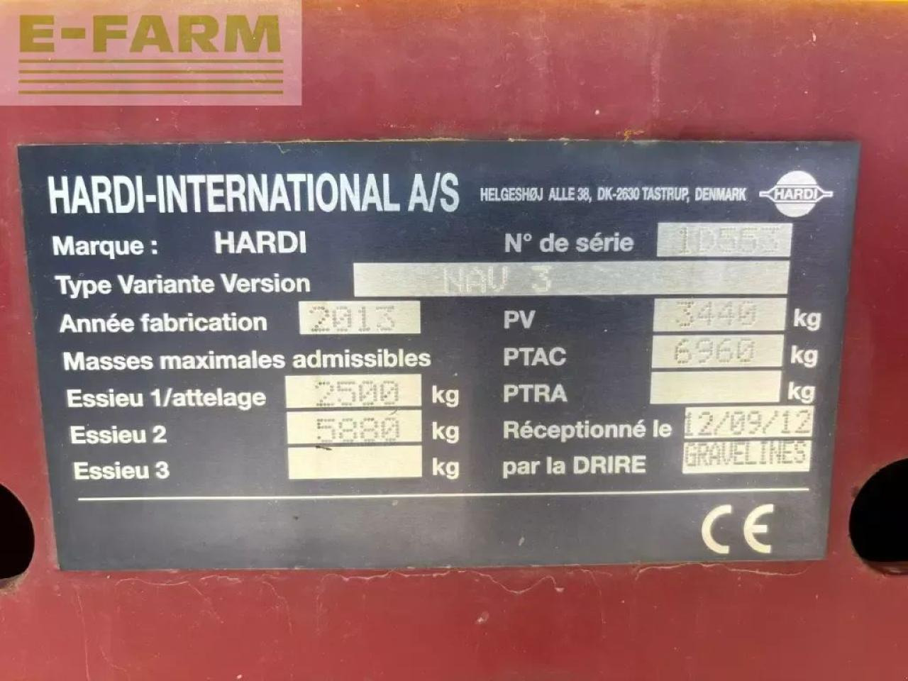 Hardi navigator 3000 - Anhängespritze: das Bild 5 Hardi navigator 3000 - Anhängespritze: das Bild 5