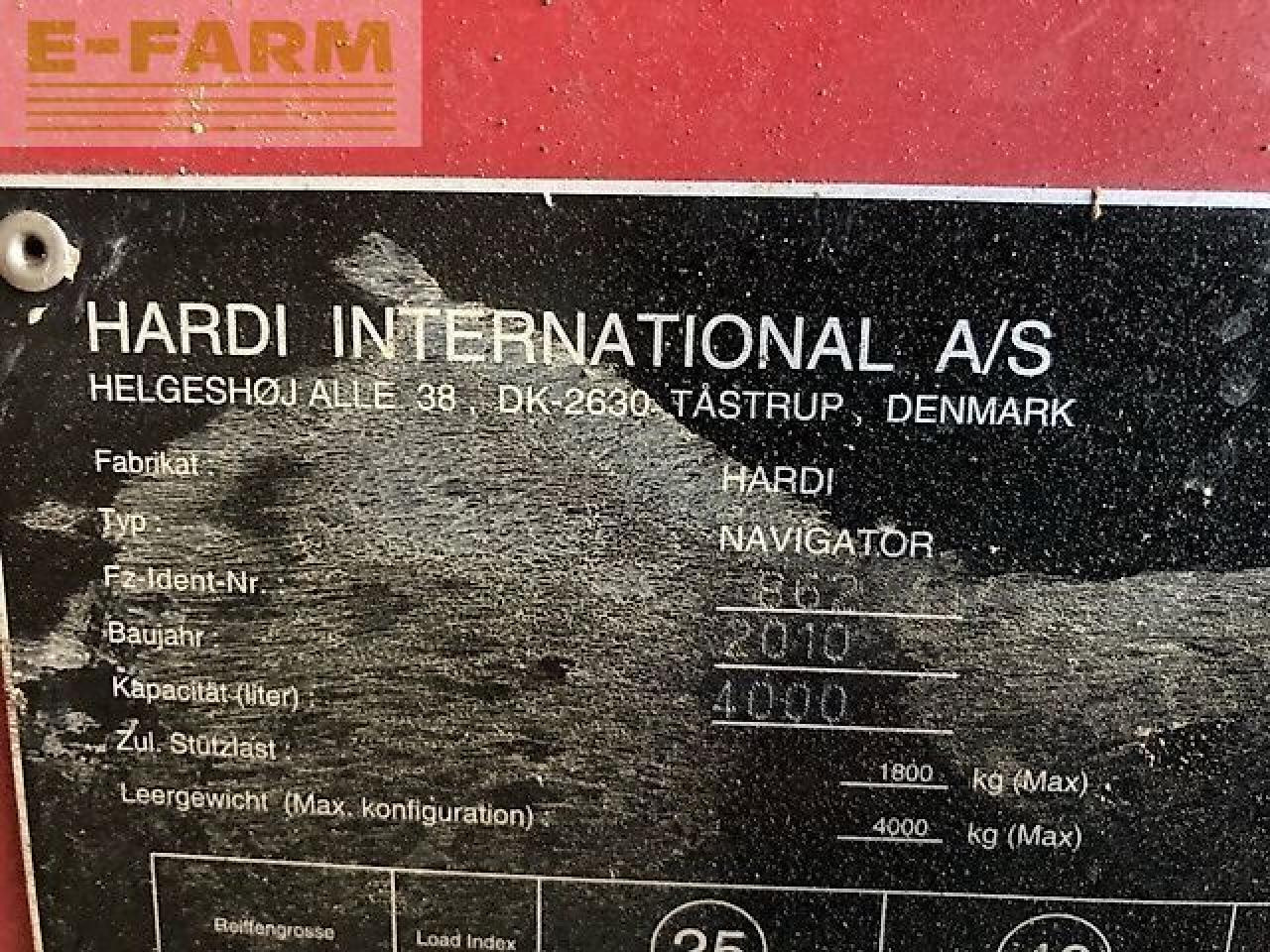 Hardi navigator 4000 - Anhängespritze: das Bild 3 Hardi navigator 4000 - Anhängespritze: das Bild 3