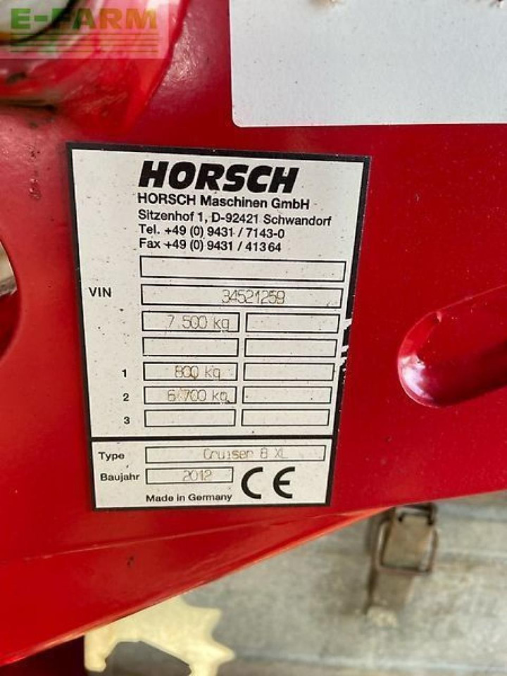 Horsch cruiser 8 xl - Grubber: das Bild 4 Horsch cruiser 8 xl - Grubber: das Bild 4