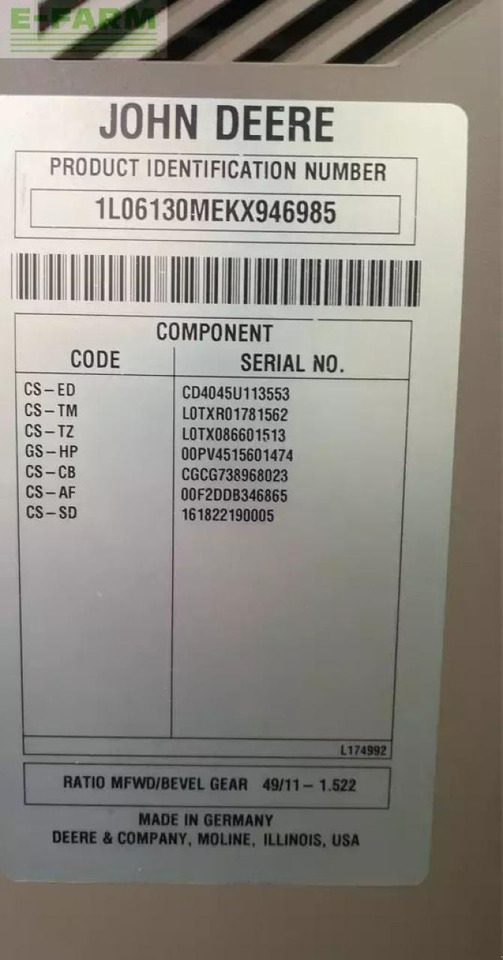 John Deere 6130m - Traktor: das Bild 2 John Deere 6130m - Traktor: das Bild 2