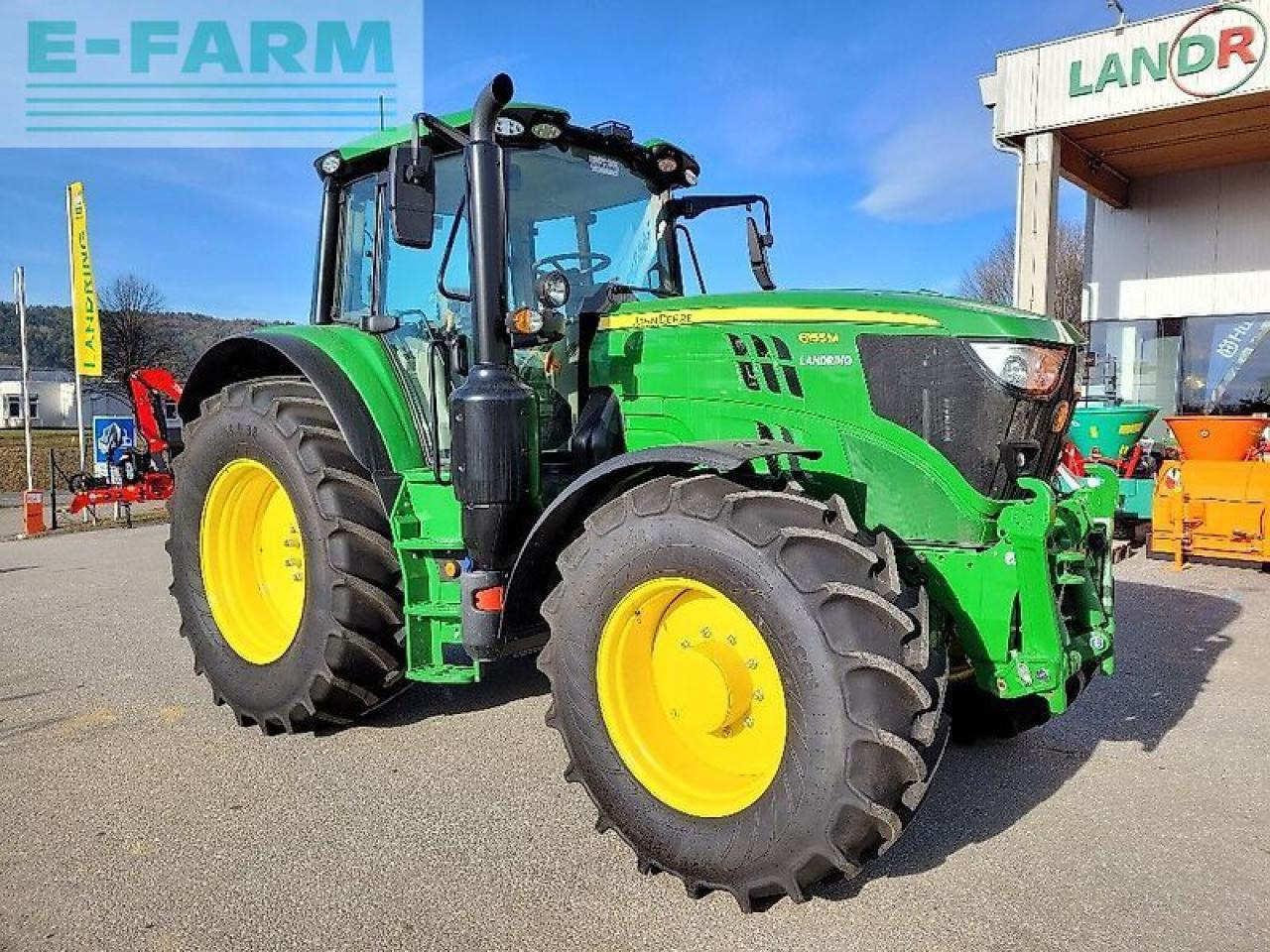 John Deere 6155 m - Traktor: das Bild 1 John Deere 6155 m - Traktor: das Bild 1
