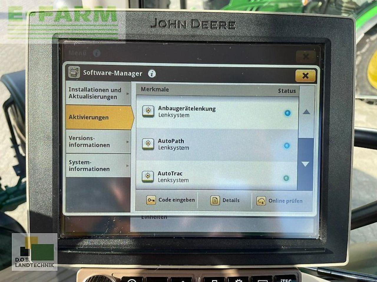 Traktor John Deere 6250r: das Bild 14