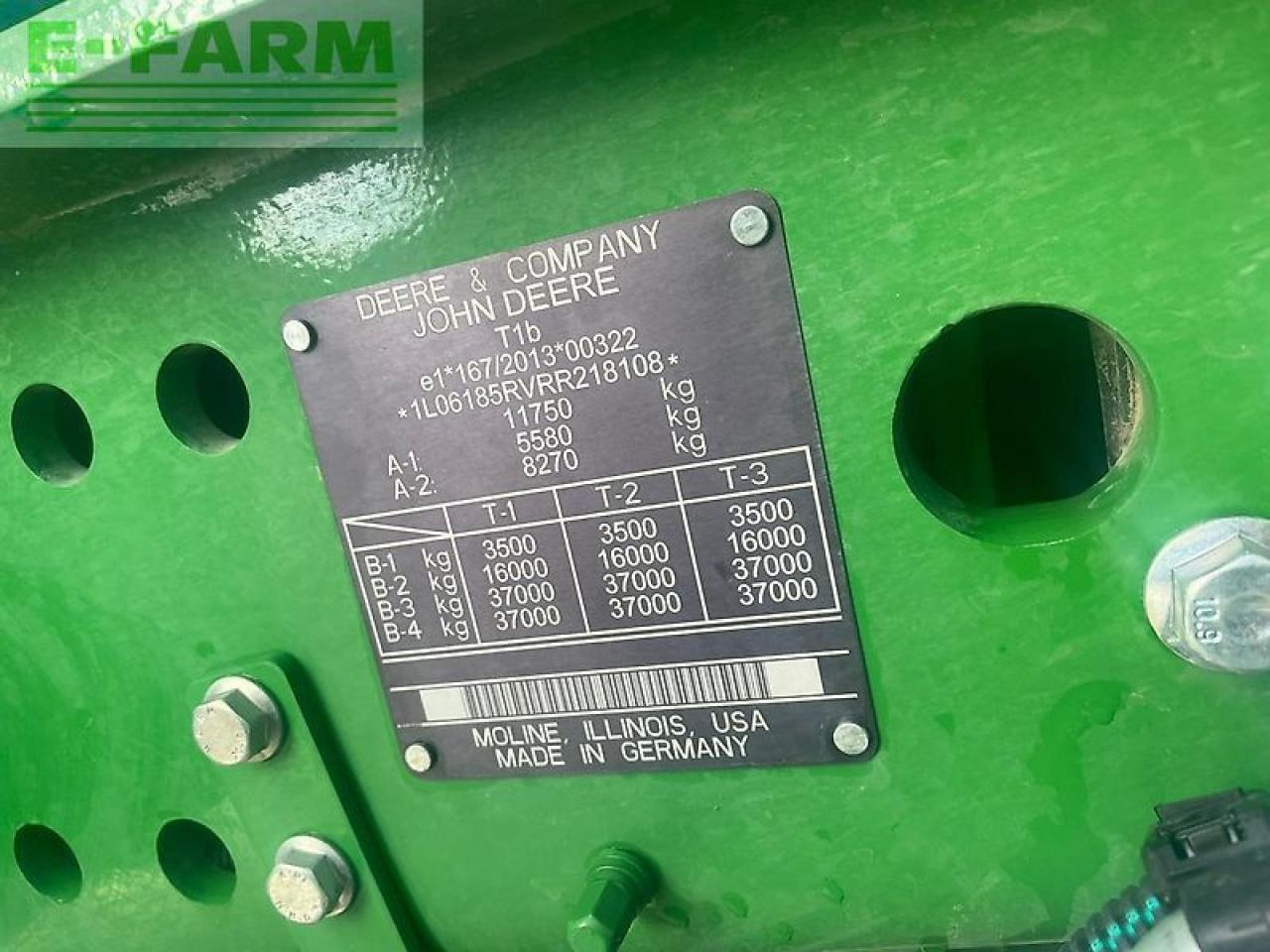 Traktor John Deere 6r185 / 6r 185: das Bild 16