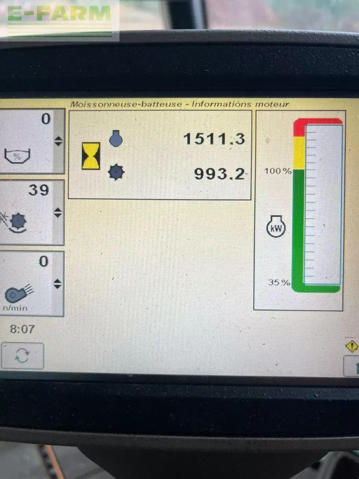Mähdrescher John Deere w540: das Bild 8