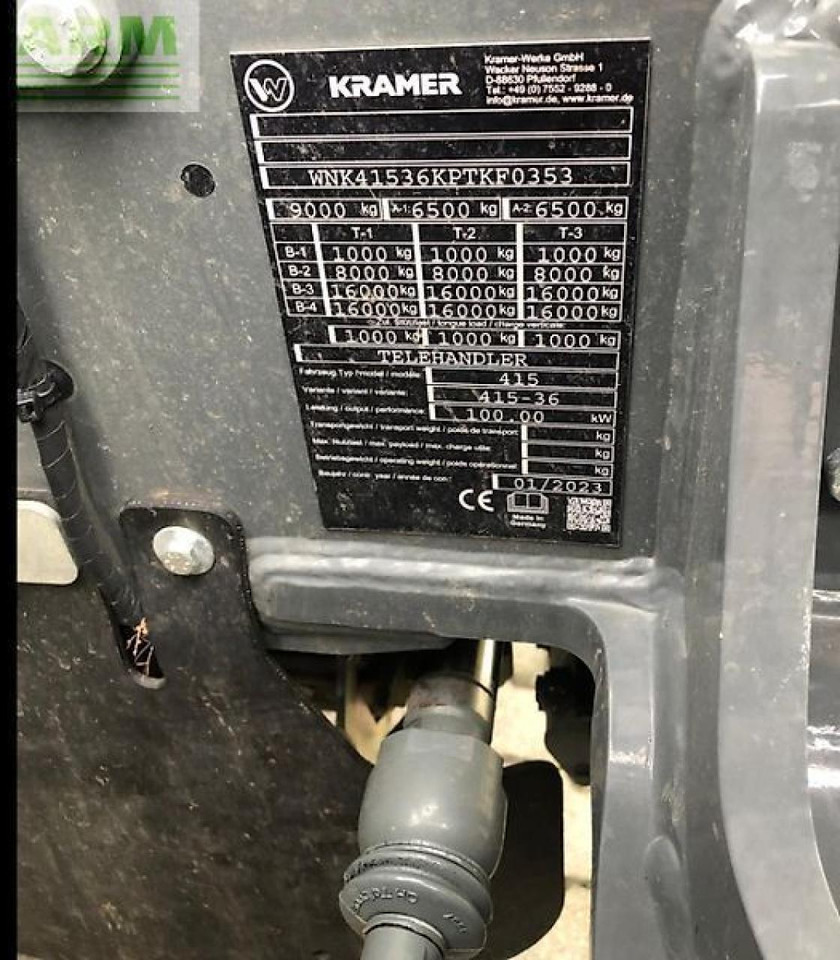 Kramer kt 357 - Teleskoplader: das Bild 5 Kramer kt 357 - Teleskoplader: das Bild 5