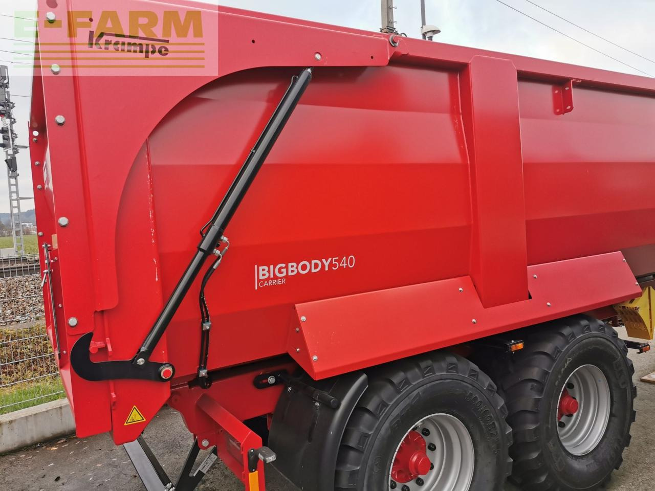 Krampe Big Body 540 - Landwirtschaftlicher Kipper: das Bild 5 Krampe Big Body 540 - Landwirtschaftlicher Kipper: das Bild 5