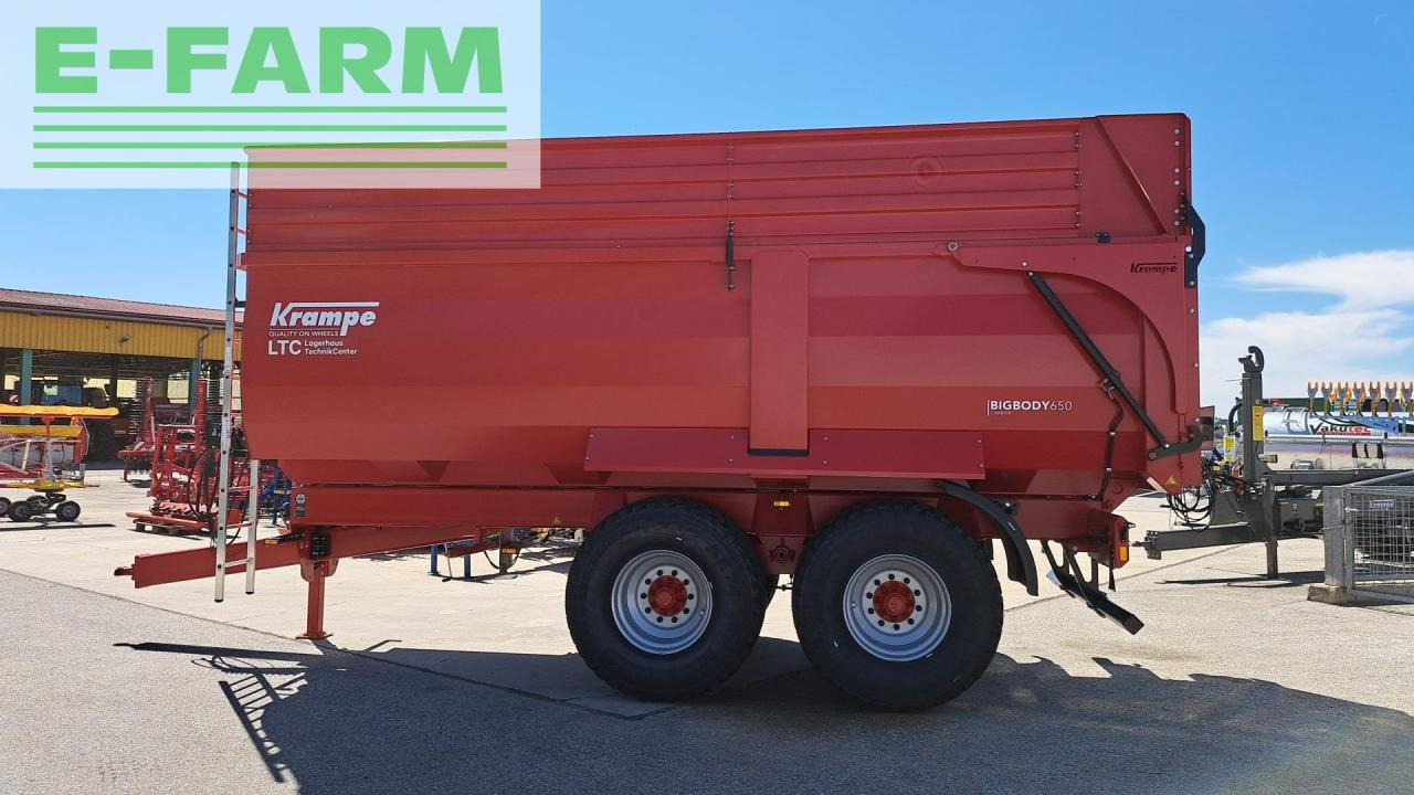 Krampe Big Body 650 Carrier - Landwirtschaftlicher Kipper: das Bild 2 Krampe Big Body 650 Carrier - Landwirtschaftlicher Kipper: das Bild 2