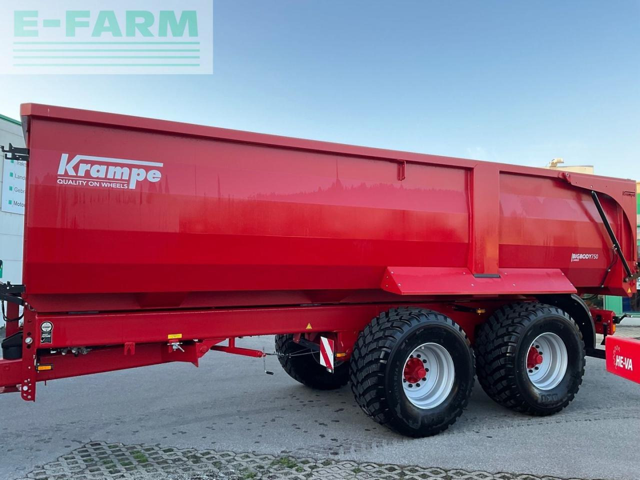 Krampe BigBody 750 - Landwirtschaftlicher Kipper: das Bild 2 Krampe BigBody 750 - Landwirtschaftlicher Kipper: das Bild 2