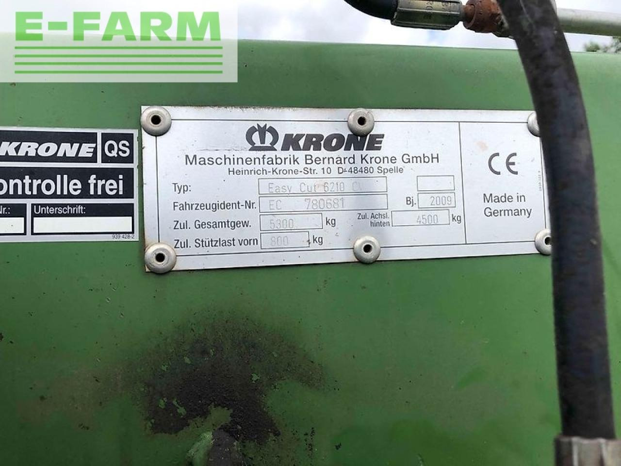 Krone easy cut 6210 cv - Mähwerk: das Bild 5 Krone easy cut 6210 cv - Mähwerk: das Bild 5