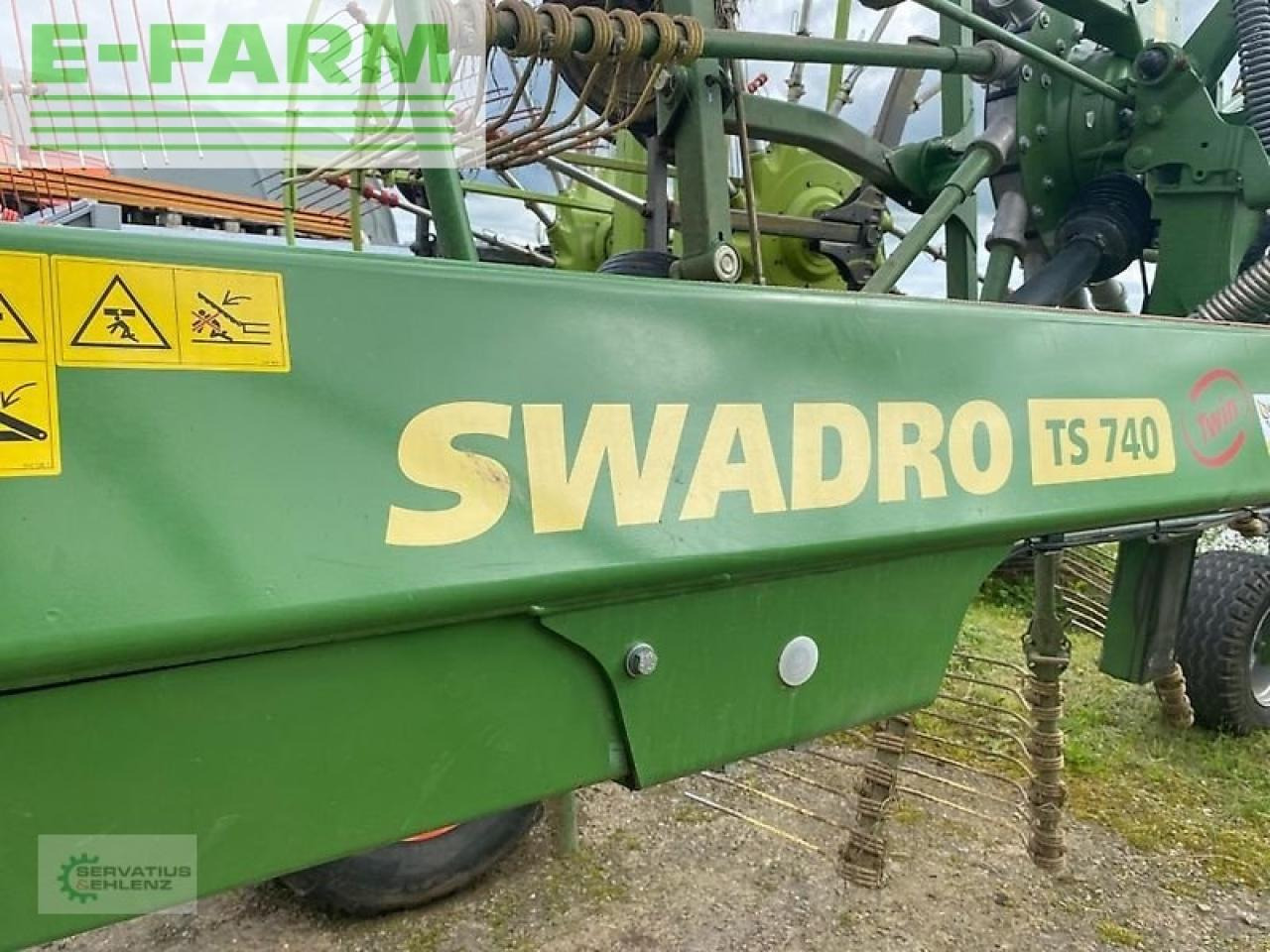 Krone schwadro ts 740 twin - Heuwender/ Wenderechen: das Bild 4 Krone schwadro ts 740 twin - Heuwender/ Wenderechen: das Bild 4