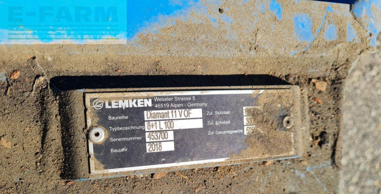 Lemken diamant 11vt6+1l100 - Pflug: das Bild 3 Lemken diamant 11vt6+1l100 - Pflug: das Bild 3