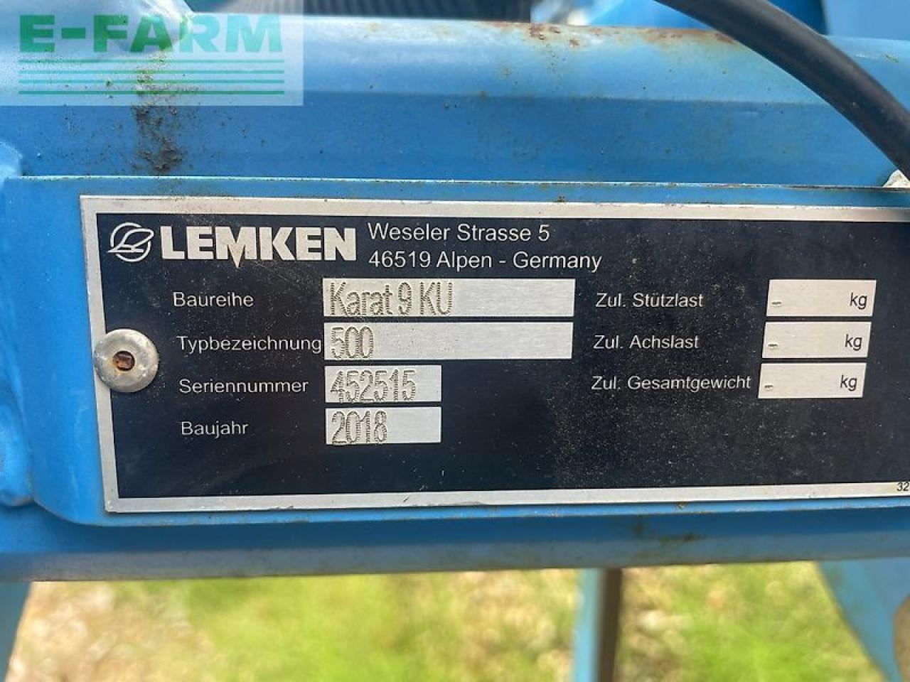 Lemken karat 9/500 - Grubber: das Bild 1 Lemken karat 9/500 - Grubber: das Bild 1