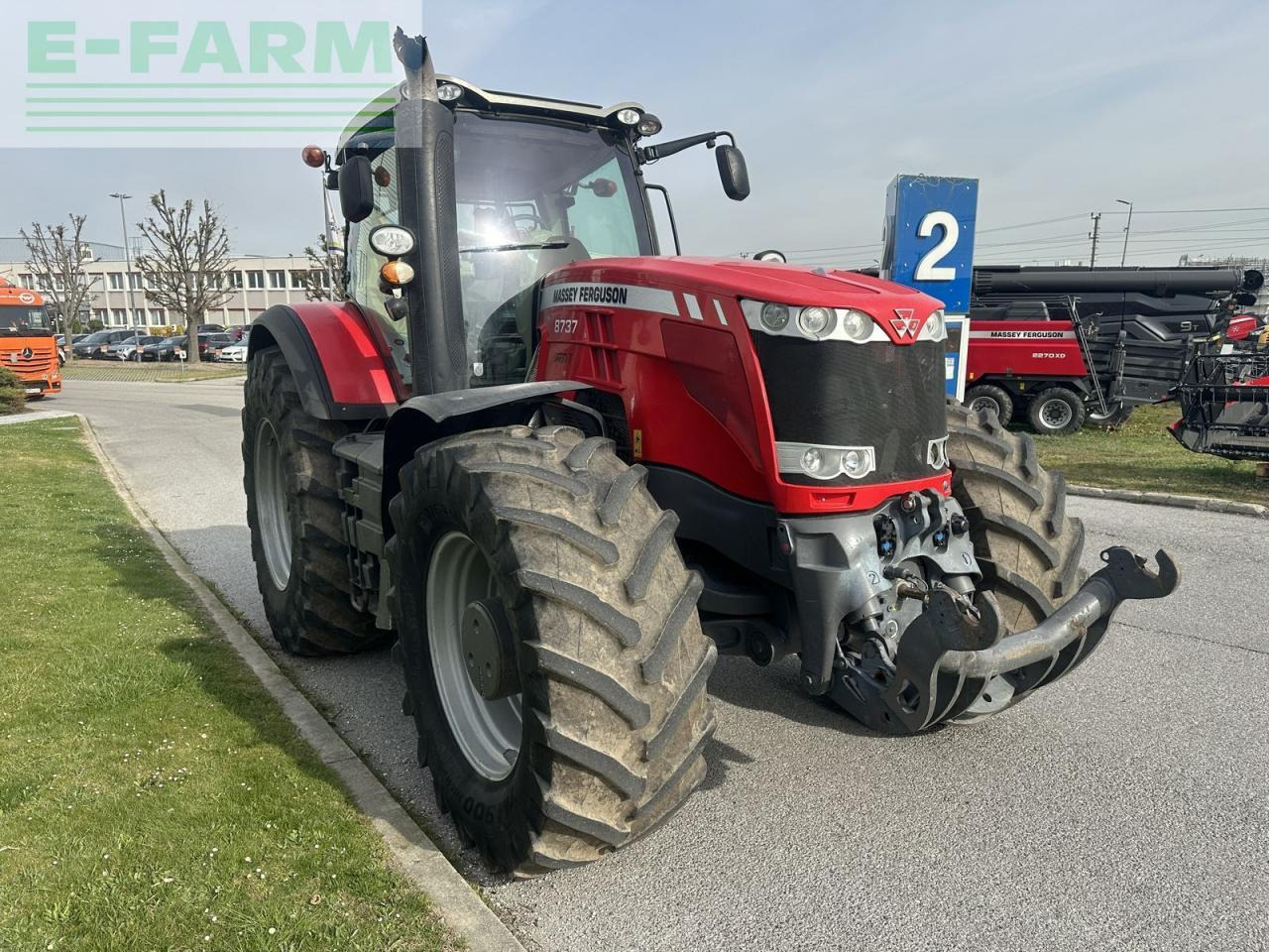 Massey Ferguson mf 8737 - Traktor: das Bild 1 Massey Ferguson mf 8737 - Traktor: das Bild 1