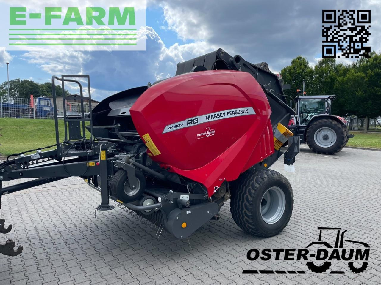 Massey Ferguson rb 4160 v xtra - Packenpresse: das Bild 1 Massey Ferguson rb 4160 v xtra - Packenpresse: das Bild 1