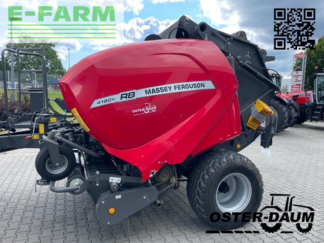 Massey Ferguson rb 4160 v xtra - Packenpresse: das Bild 2 Massey Ferguson rb 4160 v xtra - Packenpresse: das Bild 2