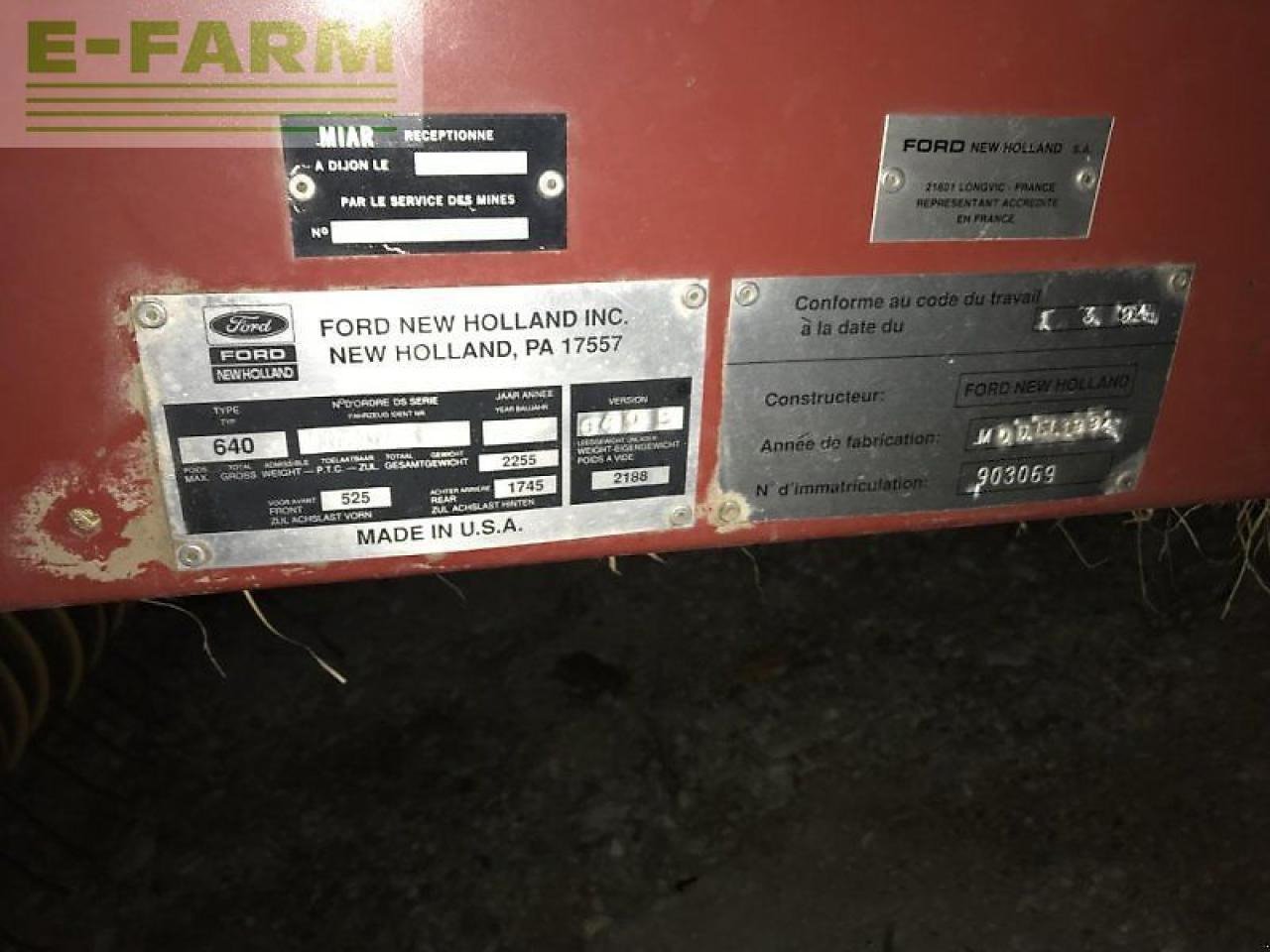 New Holland 640 B Bale Command - Packenpresse: das Bild 3 New Holland 640 B Bale Command - Packenpresse: das Bild 3