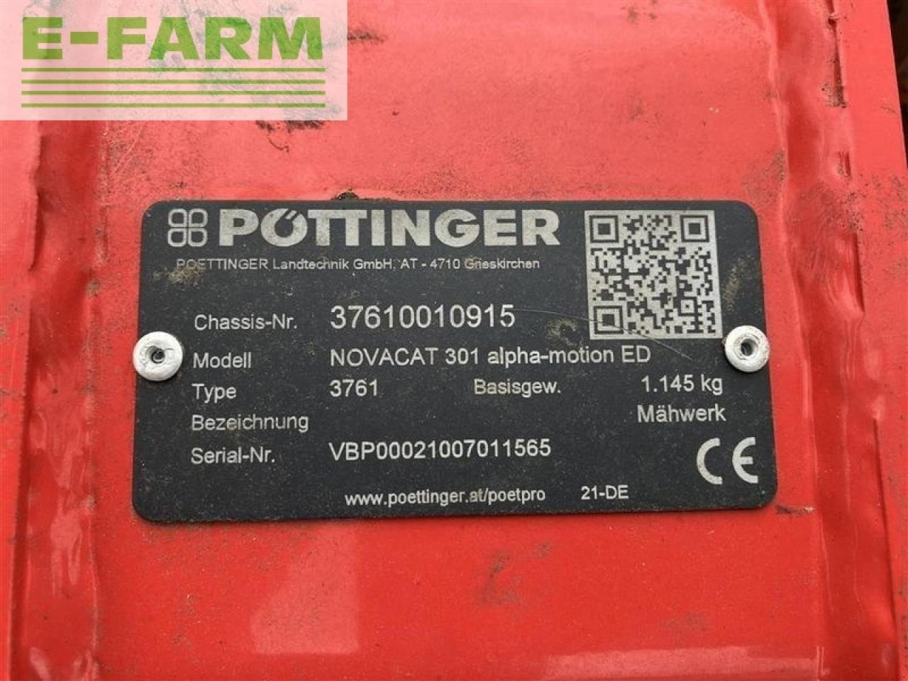 Mähwerk Pöttinger novacat a10 ed +301: das Bild 9