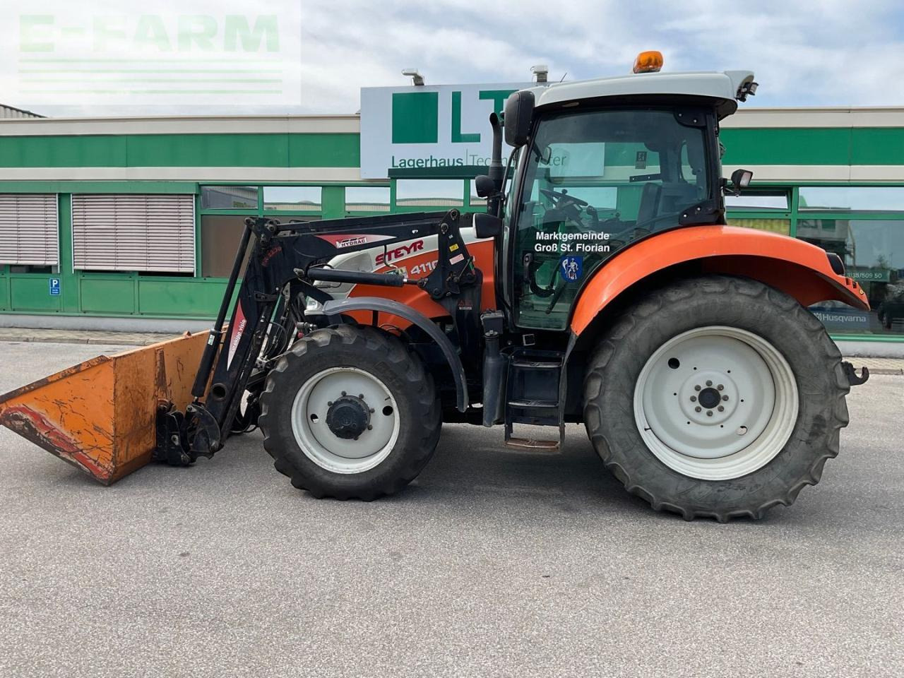 Steyr 4110 Profi - Traktor: das Bild 2 Steyr 4110 Profi - Traktor: das Bild 2
