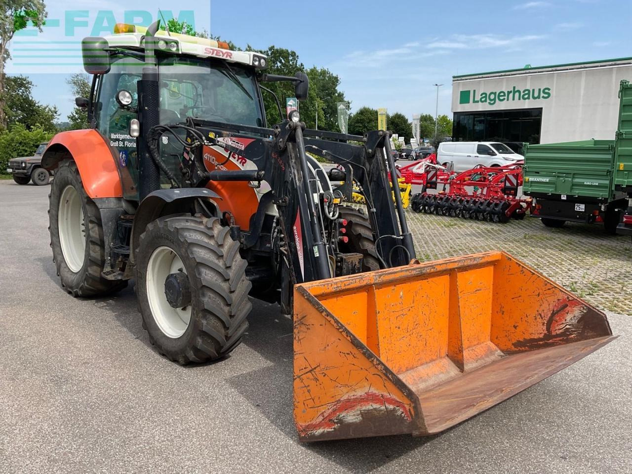 Steyr 4110 Profi - Traktor: das Bild 4 Steyr 4110 Profi - Traktor: das Bild 4