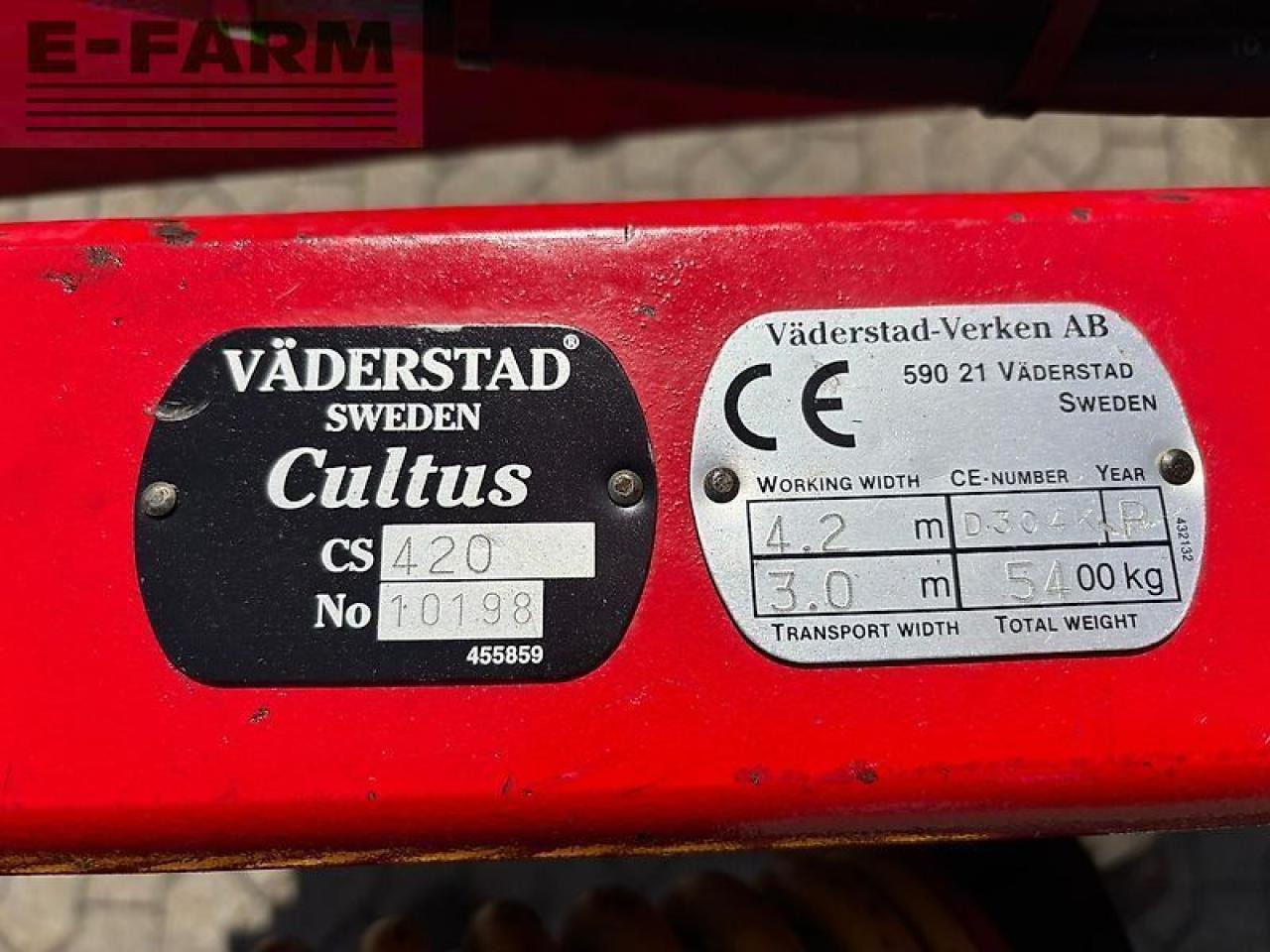 Grubber Väderstad cultus cs 400: das Bild 7