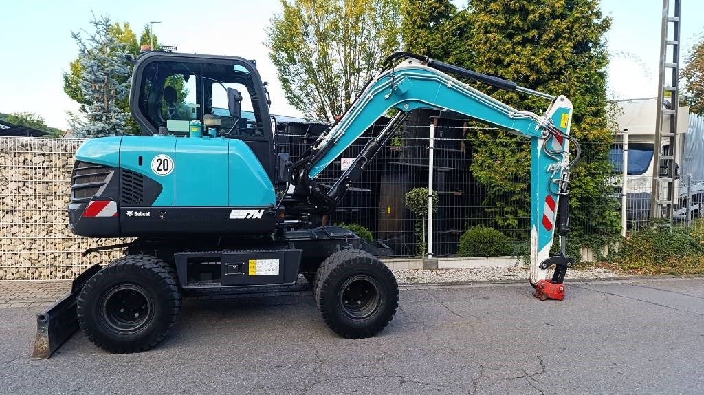 Bobcat Mobilbagger E 57 W, Schnellwechsler MS08, Allrad - Mobilbagger: das Bild 5 Bobcat Mobilbagger E 57 W, Schnellwechsler MS08, Allrad - Mobilbagger: das Bild 5