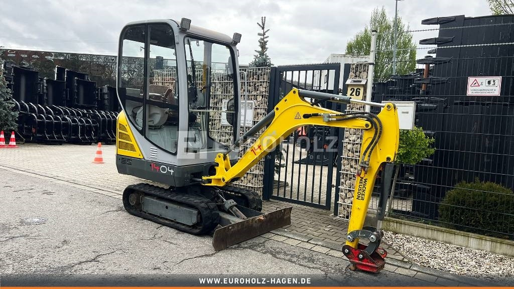 Minibagger Wacker Neuson 1404 Minibagger, Schnellwechsler MS01, Knickmatik: das Bild 7