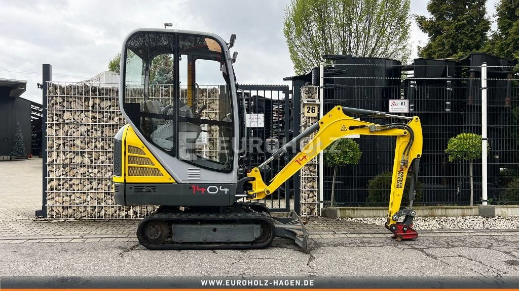 Minibagger Wacker Neuson 1404 Minibagger, Schnellwechsler MS01, Knickmatik: das Bild 6