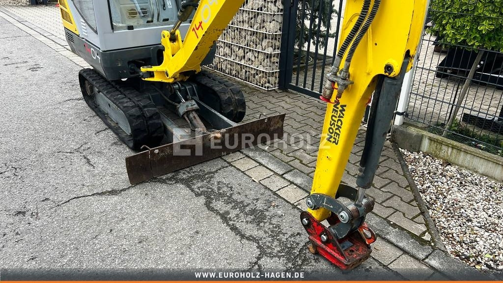 Minibagger Wacker Neuson 1404 Minibagger, Schnellwechsler MS01, Knickmatik: das Bild 8