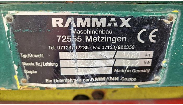 Rammax RW1504 Grabenwalze - Ackerwalze: das Bild 5 Rammax RW1504 Grabenwalze - Ackerwalze: das Bild 5