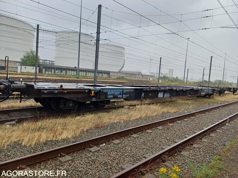 Wagon plat intermodal type Sggnss – modèle 6432B0-4, 72 pieds - 2004 (ref 1462) - Andere Technik: das Bild 1 Wagon plat intermodal type Sggnss – modèle 6432B0-4, 72 pieds - 2004 (ref 1462) - Andere Technik: das Bild 1