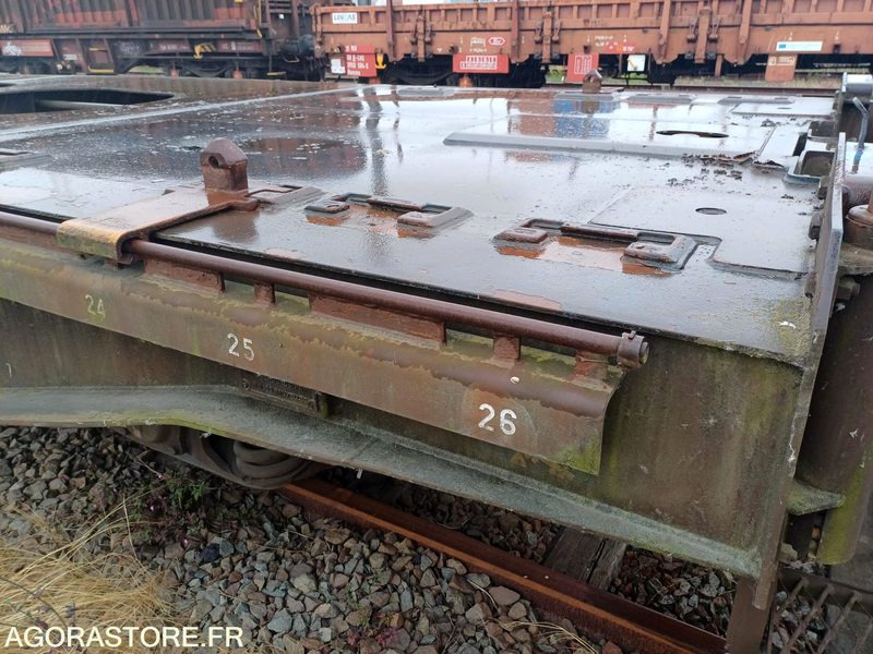 Wagon plat intermodal type Sggnss – modèle 6432B0-4, 72 pieds - 2004 (ref 1462) - Andere Technik: das Bild 4 Wagon plat intermodal type Sggnss – modèle 6432B0-4, 72 pieds - 2004 (ref 1462) - Andere Technik: das Bild 4