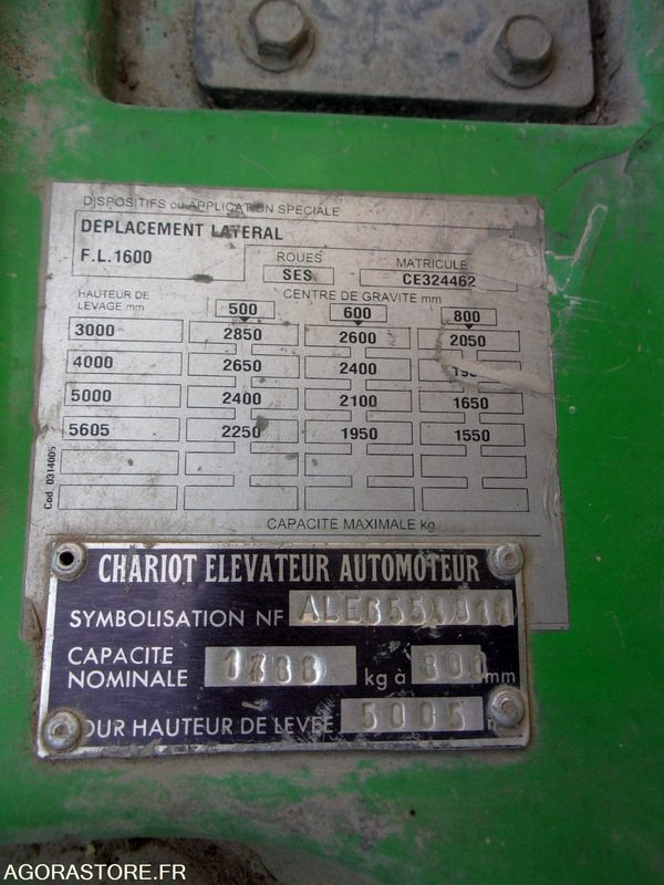 CHARIOT ÉLÉVATEUR 3 TONNES POSITIONNEUR DE FOURCHES  ELECTRIQUE CESAB – Finanzierungsleasing CHARIOT ÉLÉVATEUR 3 TONNES POSITIONNEUR DE FOURCHES  ELECTRIQUE CESAB: das Bild 11