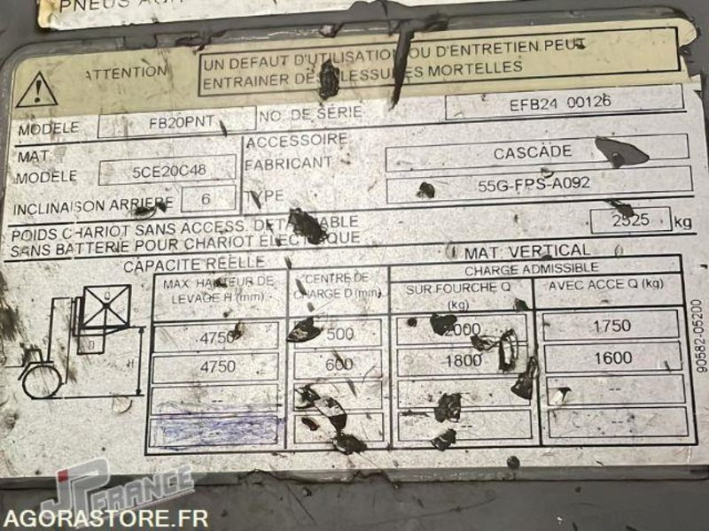 CHARIOT ELEVATEUR MITSUBISHI VENDU DANS L'ETAT - Gabelstapler: das Bild 5 CHARIOT ELEVATEUR MITSUBISHI VENDU DANS L'ETAT - Gabelstapler: das Bild 5