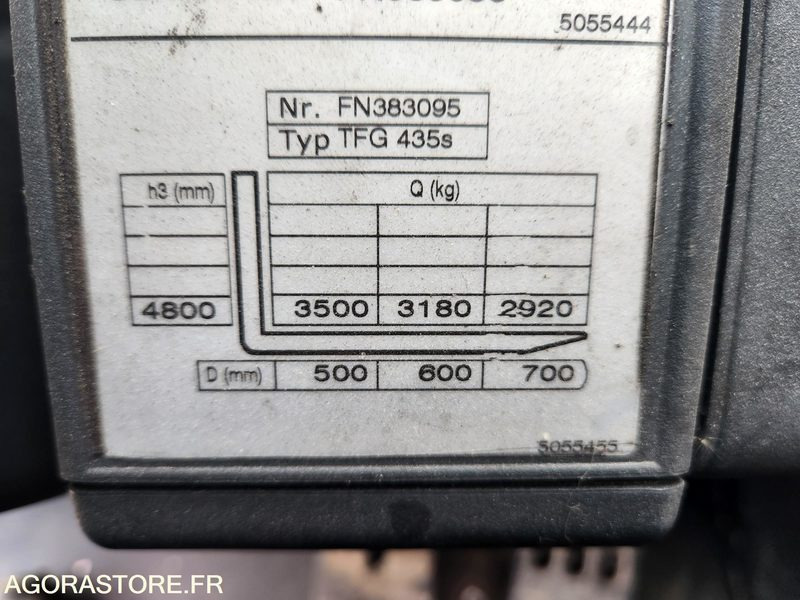 CHARIOT JUNGHEINRICH DFG 435s 480DZ - 2008 / 3260 HEURES - Treibgasstapler: das Bild 3 CHARIOT JUNGHEINRICH DFG 435s 480DZ - 2008 / 3260 HEURES - Treibgasstapler: das Bild 3