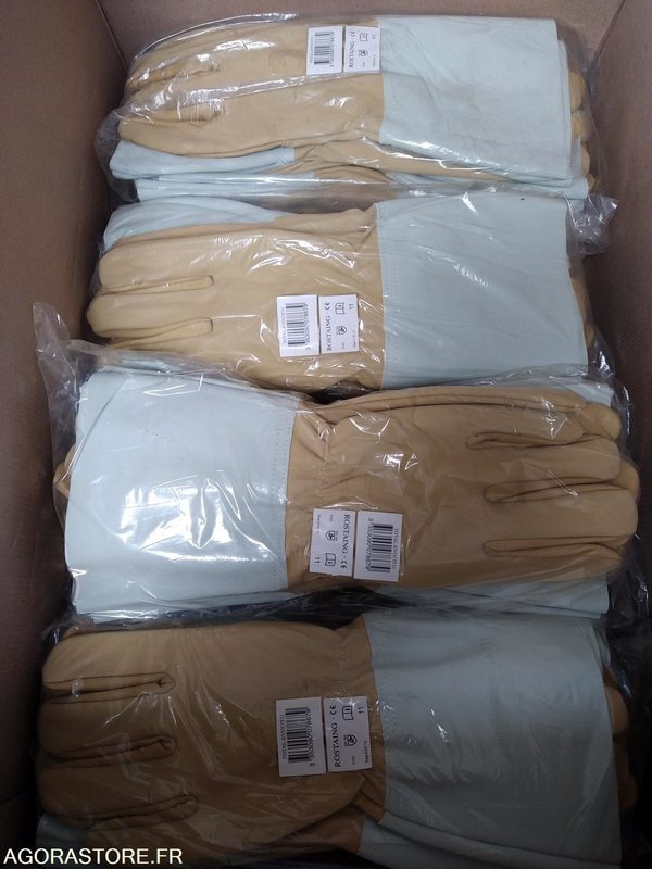 GANTS CUIR MANCHETTE - LOT 40 - TAILLE 11 - Werkzeug/ Gerät: das Bild 1 GANTS CUIR MANCHETTE - LOT 40 - TAILLE 11 - Werkzeug/ Gerät: das Bild 1